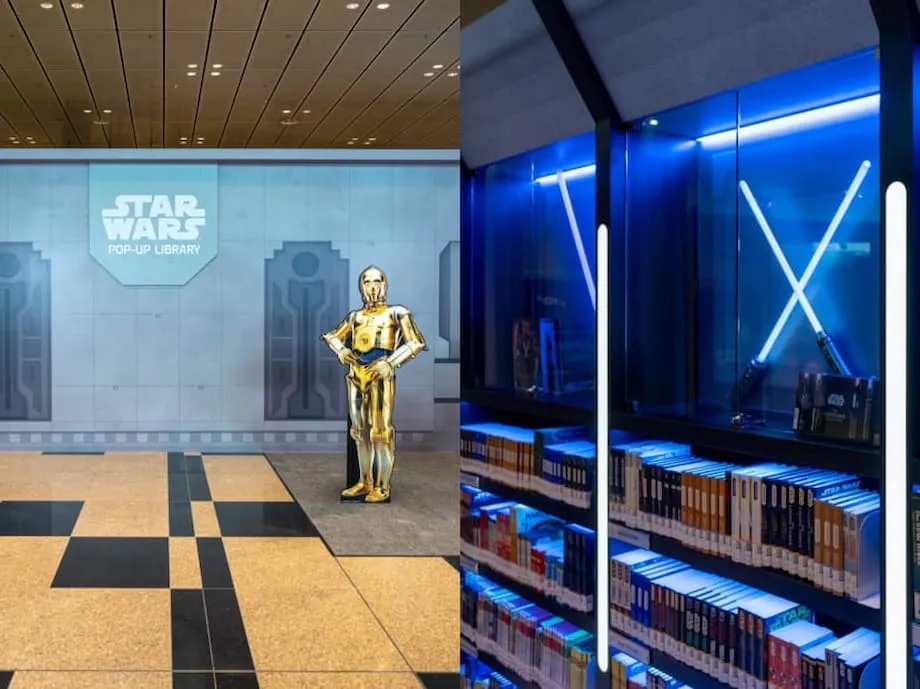 Eine Galaxis voller Geschichten: Star-Wars-Pop-up-Bibliothek eröffnet am Flughafen Changi