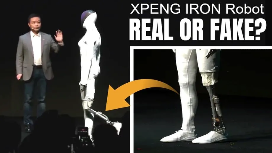 Xpengs humanoider Roboter IRON bewegt sich wie ein Mensch und soll 2026 in Geschäften eingesetzt werden