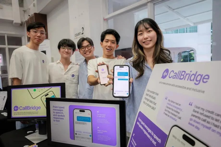 Singapurische App CallBridge ermöglicht gehörlosen Menschen, Anrufe zu tätigen und entgegenzunehmen