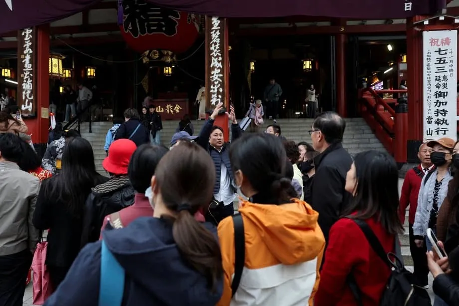 Abwanderung chinesischer Touristen verändert Japans Wirtschaft inmitten einer diplomatischen Krise