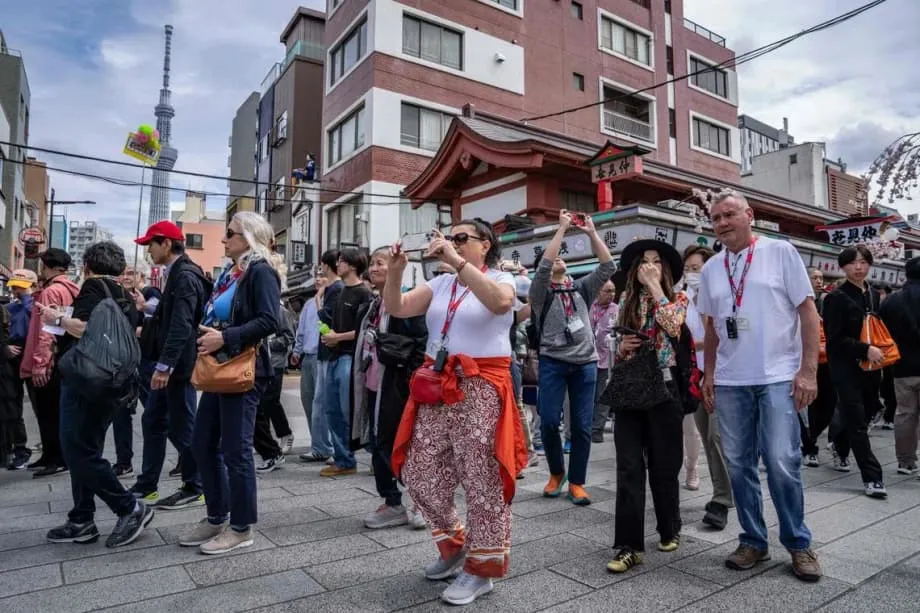 Japans Tourismus erreicht trotz Streit mit China und Iran-Krieg im März Rekordwert
