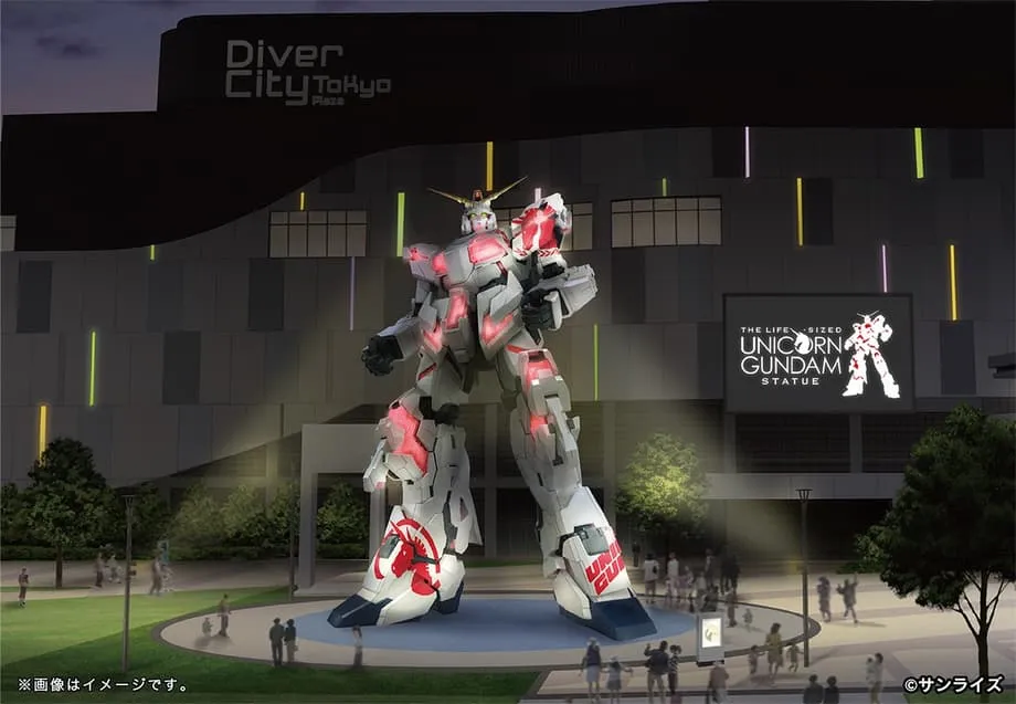 Lebensgroßer Unicorn Gundam in Tokio geht mit Designer-Neugestaltung in die letzten Monate vor dem Abbau im August