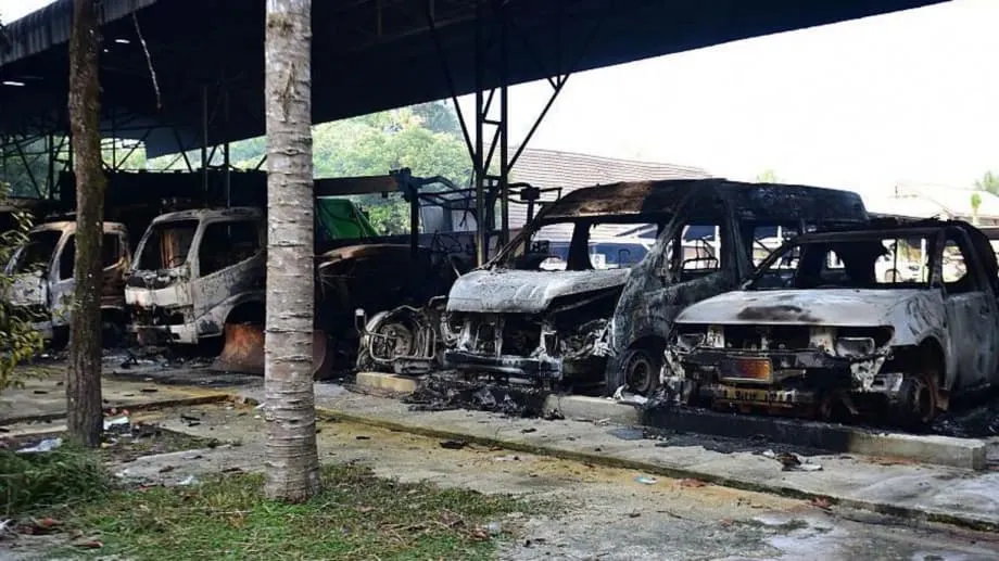 51 koordinierte Brandanschläge erschüttern den von Aufständen geprägten Süden Thailands