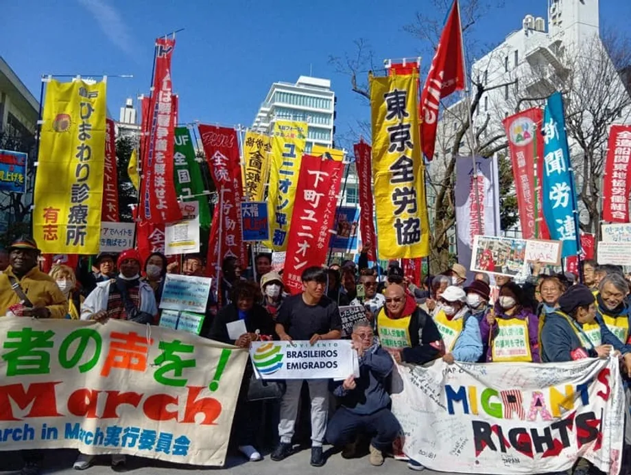 Ausländische Arbeitskräfte demonstrieren in Tokio für Rechte und Würde angesichts zunehmender Fremdenfeindlichkeit
