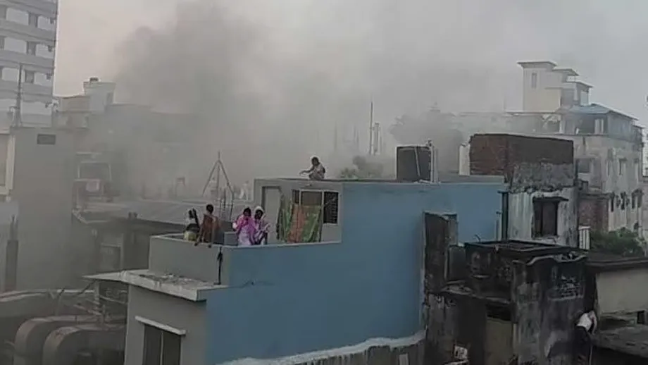 Chawkbazar market fire burns into the night as two firefighters are reported injured